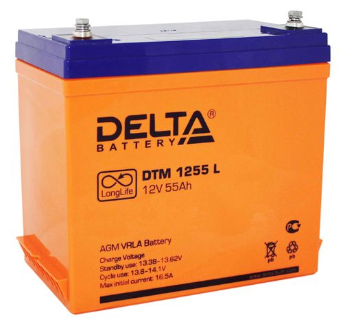 Купить Аккумуляторная батарея Delta DTM 1255 L в  Москве