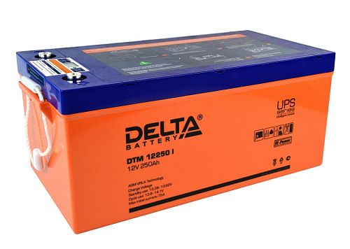 Купить Аккумуляторная батарея Delta DTM 12250 I с LCD-дисплеем в  Москве