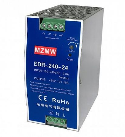 EDR-240-24 источник питания АC/DC, 230В/24В