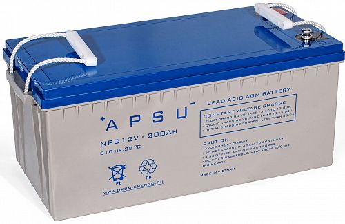 Купить Аккумуляторная батарея APSU NPD 12-200 в  Москве