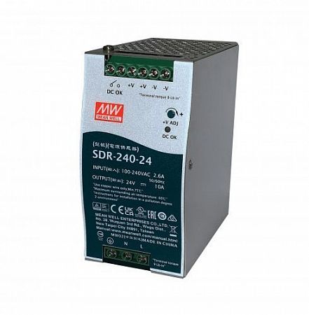 SDR-240-24  источник питания АC/DC, 230В/24В