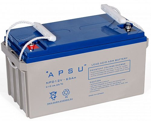Купить Аккумуляторная батарея APSU NPD 12-65 в  Москве