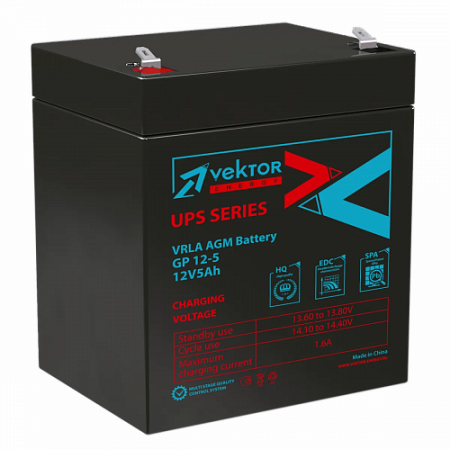 Аккумуляторная батарея VEKTOR ENERGY GP 12-5